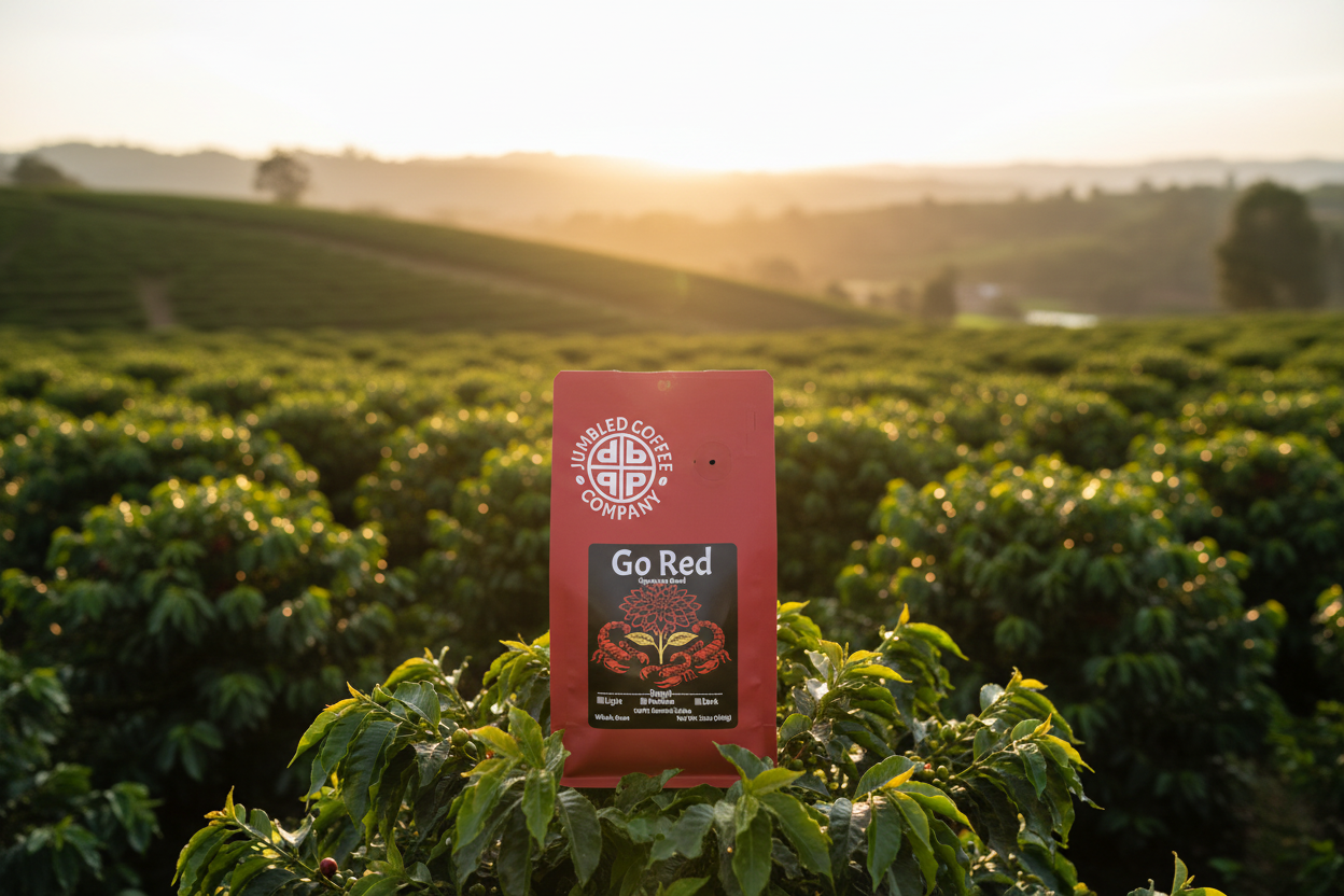 Jumbled Coffee Go Red - Coffee Farm